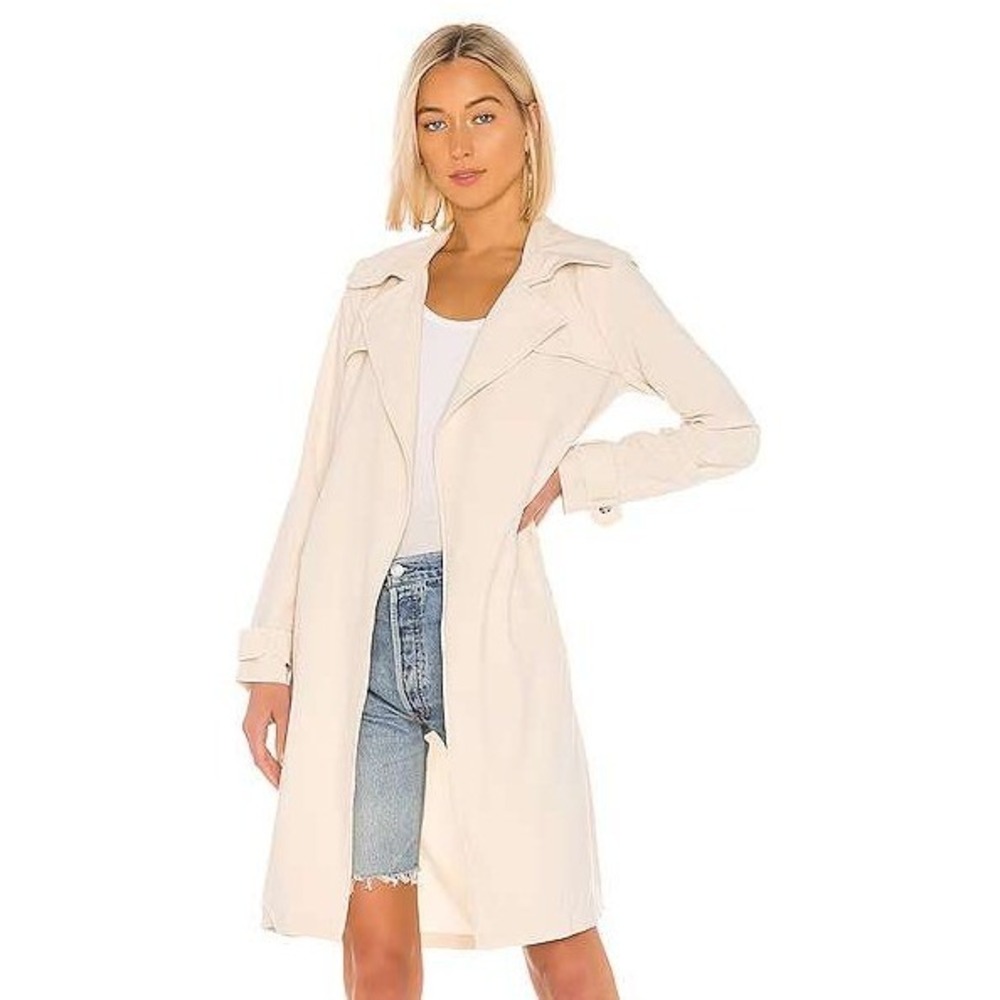 Lovers & Friends Jackie Open Belted Trench‎ Khaki L